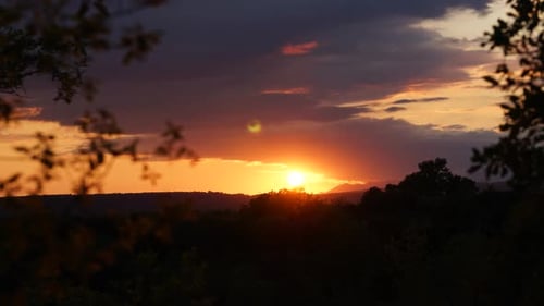 Sunset in Mountains