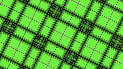 Dynamic Abstract Geometric Looping Background Animation