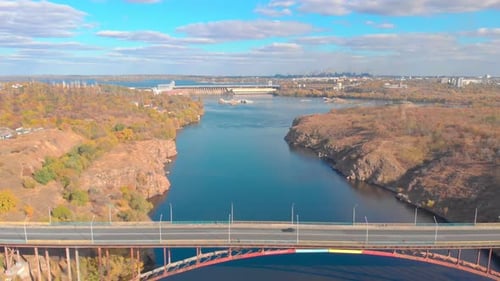 Dam River Rocks Bridge