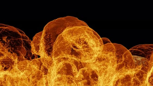 Fire Burst Transition 9 - 4k Alhpa Channel