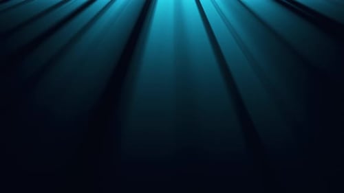 Cool Blue Light Rays Background Loop