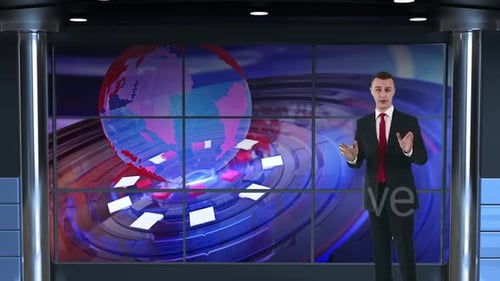 Virtual Studio Set 1008 Camera 03