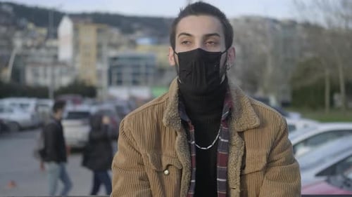 Masked Man Covid19