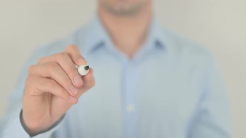 Decisión, escritura en pantalla transparente