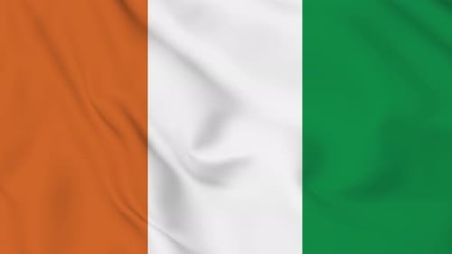 Realistic Vertical Waving Flag Animation