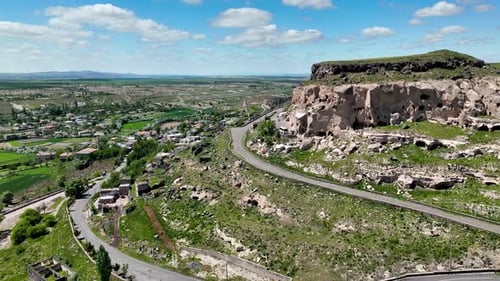 Cappadocia aerial view 4 K Awesome Background