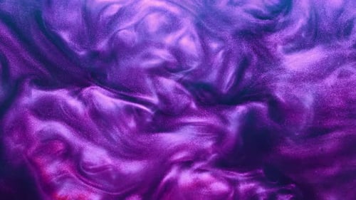 Iridescent Purple Flowing Abstract Background