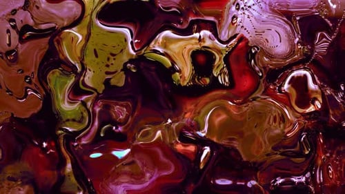 Hintergrund Schwarz Braun Grün Rot Glänzender Marmor Liquid Animation