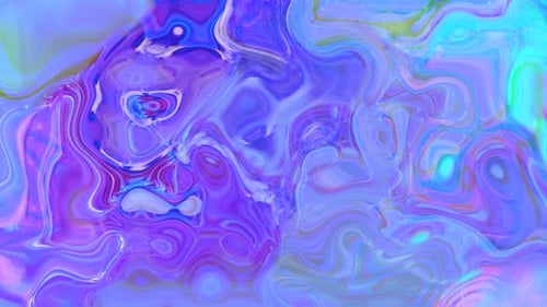 Abstract Fluid Paint Swirl Loop Background