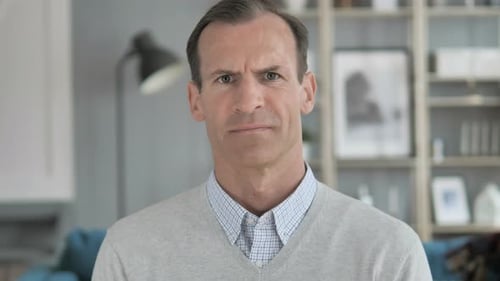 Nein von Mann mittleren Alters