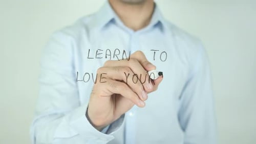 Learn To Love Yourself, Writing On Screen