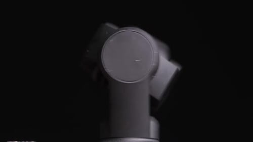 Close Up of Camera Lens Turning