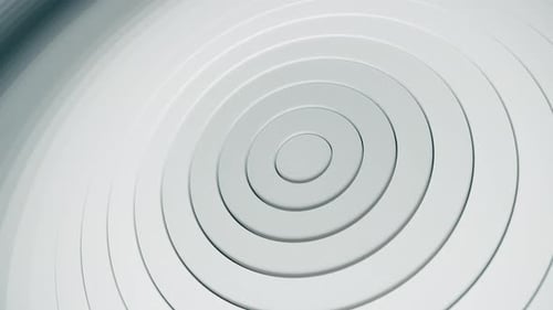 Abstract Expanding Concentric Circles Seamless Loop