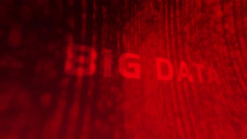 Big Data de code source de technologie abstraite