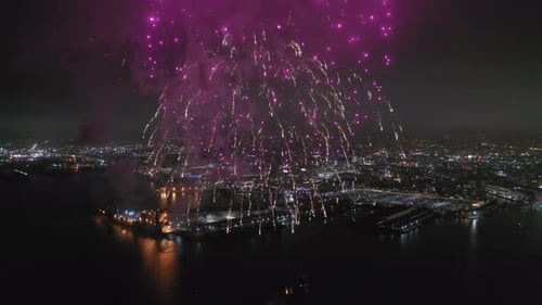 Fireworks Over the Bay of San Francisco