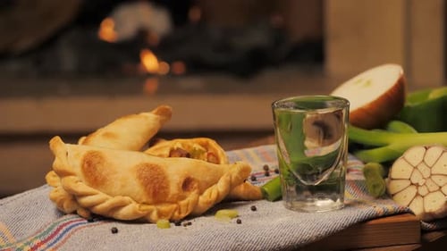 Empanada typique de l'Argentine cuite au four