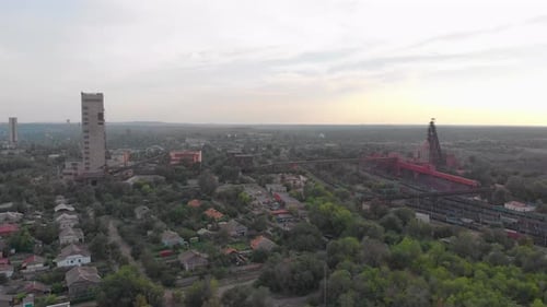 Industriemine in der Stadt