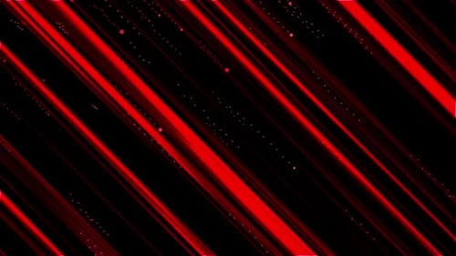 Dynamic Red Light Streaks Abstract Animation