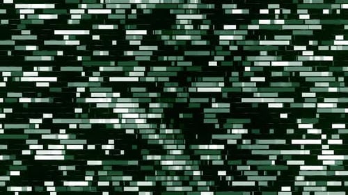 Colored stripes move apart in different directions