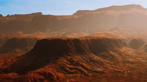 Scenic View of Sunrise in Grand Canyon National Park
