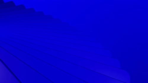 Turbina azul escuro