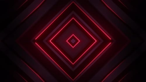 4k Red Neon Vj Pattern 7