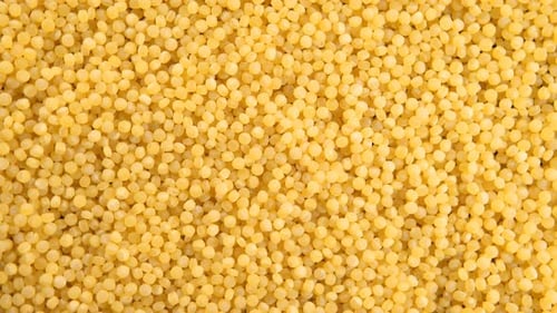 Rotation eines Couscous Grains (Hintergrund)