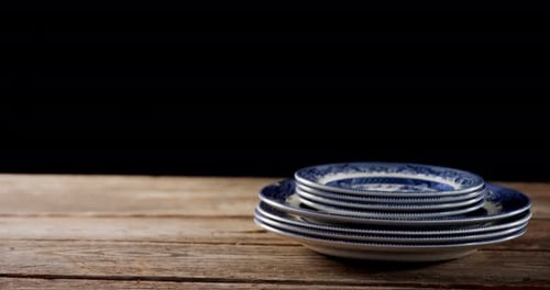 Various cutlery on wooden table 4k