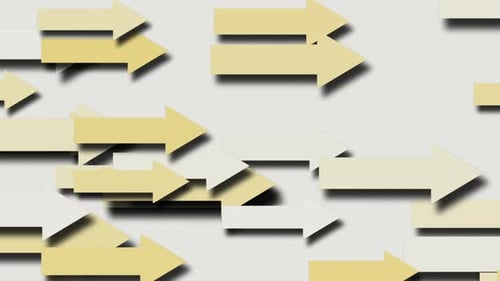 Yellow Arrows animation left to right