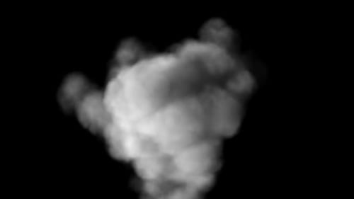 Fluid Smoke Cloud Burst Reveal Transition