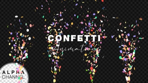 Celebration Confetti Particles