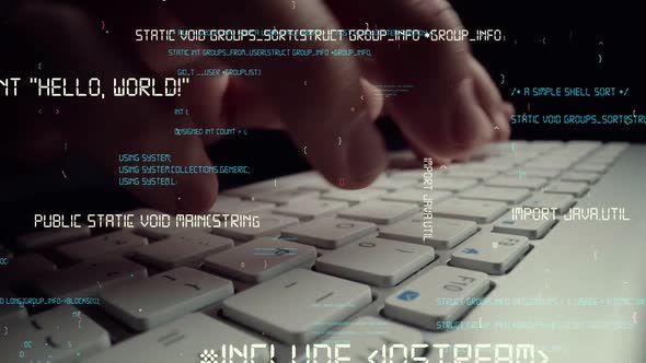 Creative Visual of Computer Programming Coding and Software Development ...