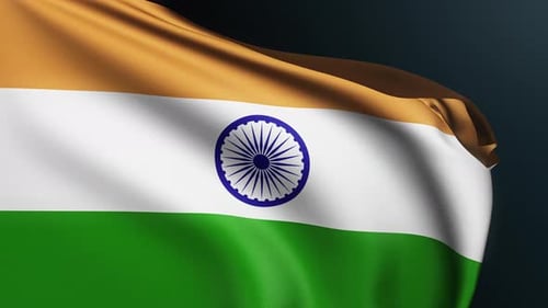 India Flag New Delhi Sign Tricolor National Symbol