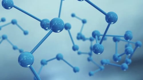 Animated Molecular Network Structure for Science and Technology Videos