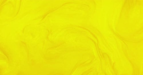 Bright Yellow Paint Liquid Texture Background