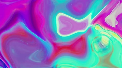 Vibrant Fluid Abstract Color Swirl Animation Background