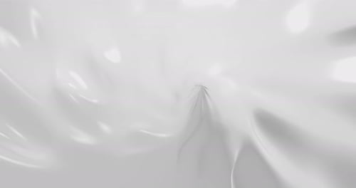 Abstract Fluid White Swirl Background Motion Graphic Loop
