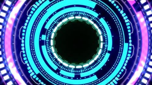 Technologie: Scan, HUD, UI, Netzwerk, Ai-Line-Schaltungstechnik, Datenübertragung, abstrakt, 5 g