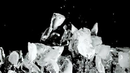 Pieces of Ice Rise Up and Fall Down