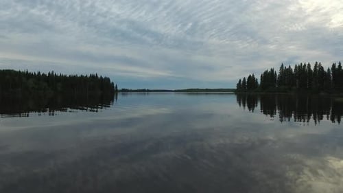 Landscape with lake