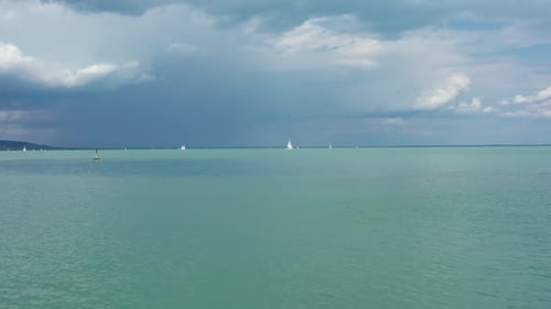 Segelboot Und Der See