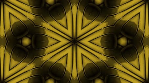 Golden Kaleidoscope Background