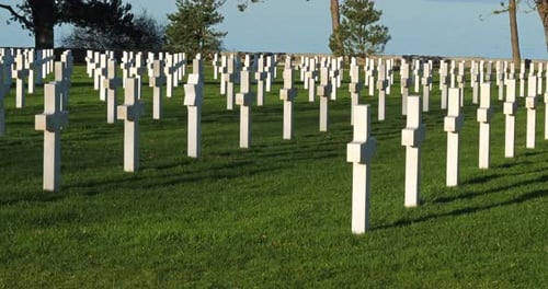 American war cemetery, Colleville sur Mer, Manche,France