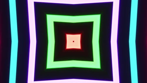 Abstract VJ Laser Glowing Neon