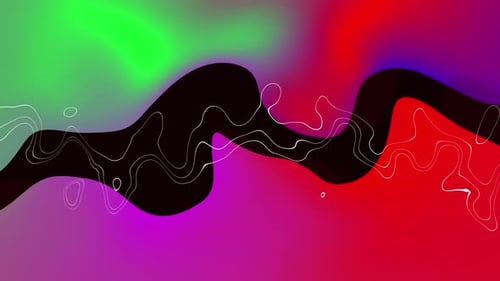 Abstract Liquid Gradient Smooth Wavy Background