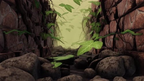 Ivy Vine Naturtunnel
