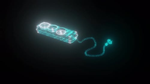 Electric Socket Hologram 4k