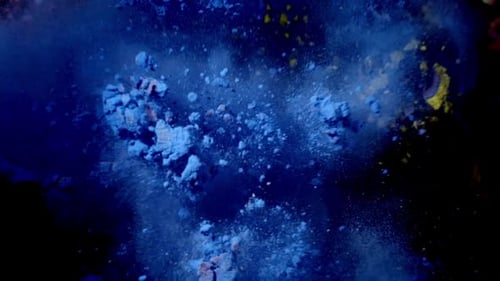 Farbe: Wolkenblaues Pulver