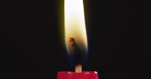 Candle turning off
