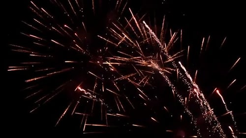 Fireworks Vid für Partyspaß frohe Weihnachten Neues Jahr
